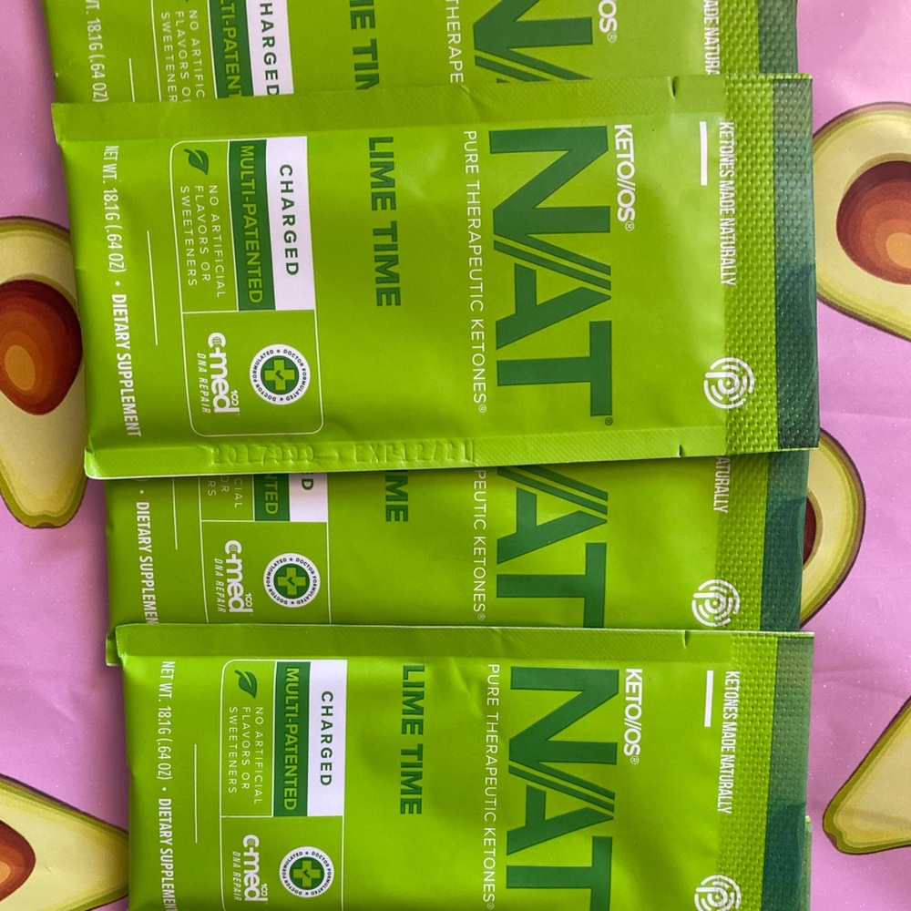 5 packs of Pruvit Keto Nat Lime Time